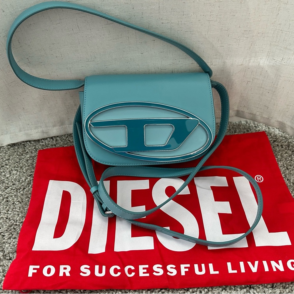 Diesel Blue Modern Crossbody Bag